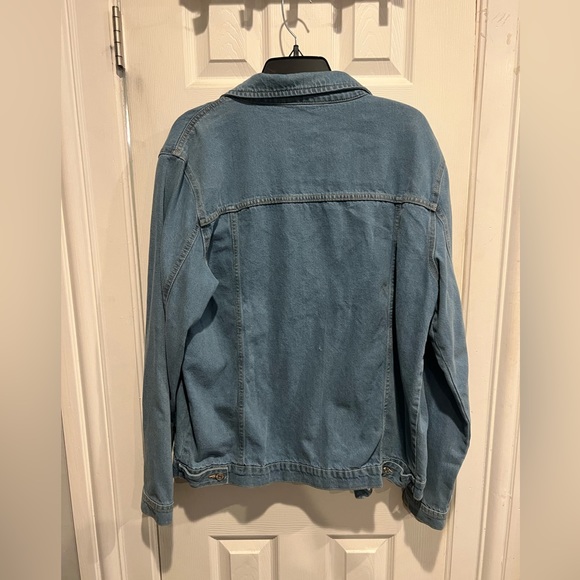 NWT Men’s Denim Jacket with Sherpa Collar - Picture 5 of 6